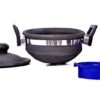 Clay Black Handi Kadhai Pot (1 Liter)