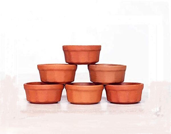 Clay Katori Serving Bowl – Pack of 6 (Small, 20ml)