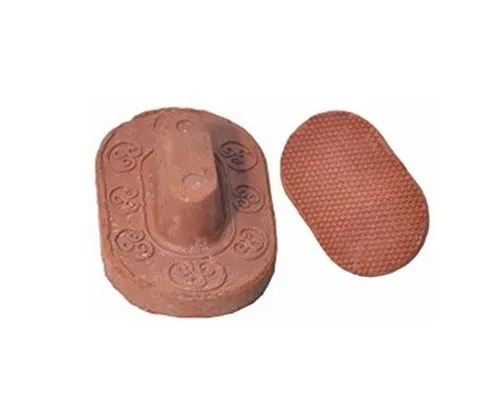 Terracotta foot scrubber