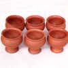 Handmade Clay Kulhad – For Ice Cream, Tea & More (set of 6)