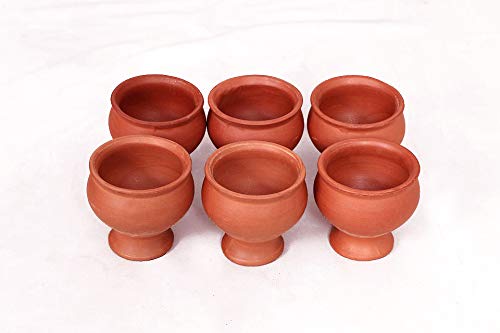 Handmade Clay Kulhad – For Ice Cream, Tea & More (set of 6)
