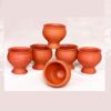 Handmade Clay Kulhad – For Ice Cream, Tea & More (set of 6)