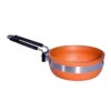 Combo Pack of Clay Kadai 3 Litre, 1 Litre Frying Pan and 9 inch Clay Tawa, Earthenware Clay Pots for Cooking and Serving (Pack of 3) Brown