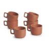 2 Terracotta Coffee Mug